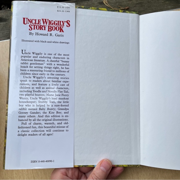 Uncle Wiggily’s Story Book Vintage 1987 Hardcover Book By Howard R. Garis - Picture 5 of 15